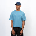 French Terry Summer Tee – Powder Blue